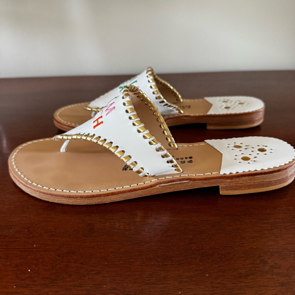 Palm Beach Monogram Sandals - Picture 9 of 11